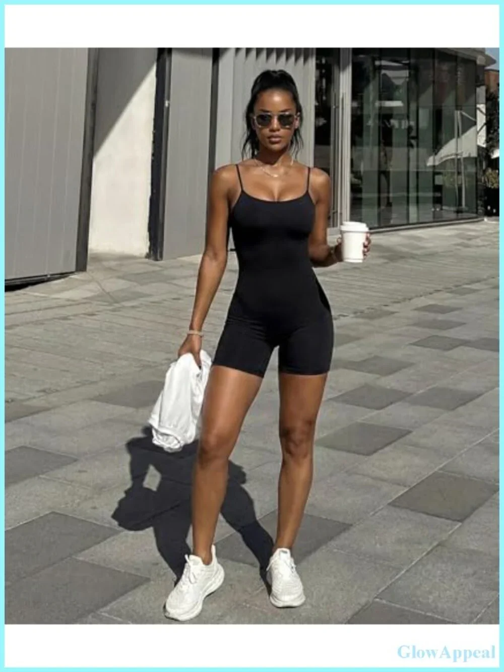 Seamless Tummy Control Jumpsuit Romper for Women Workout Gym